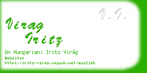 virag iritz business card